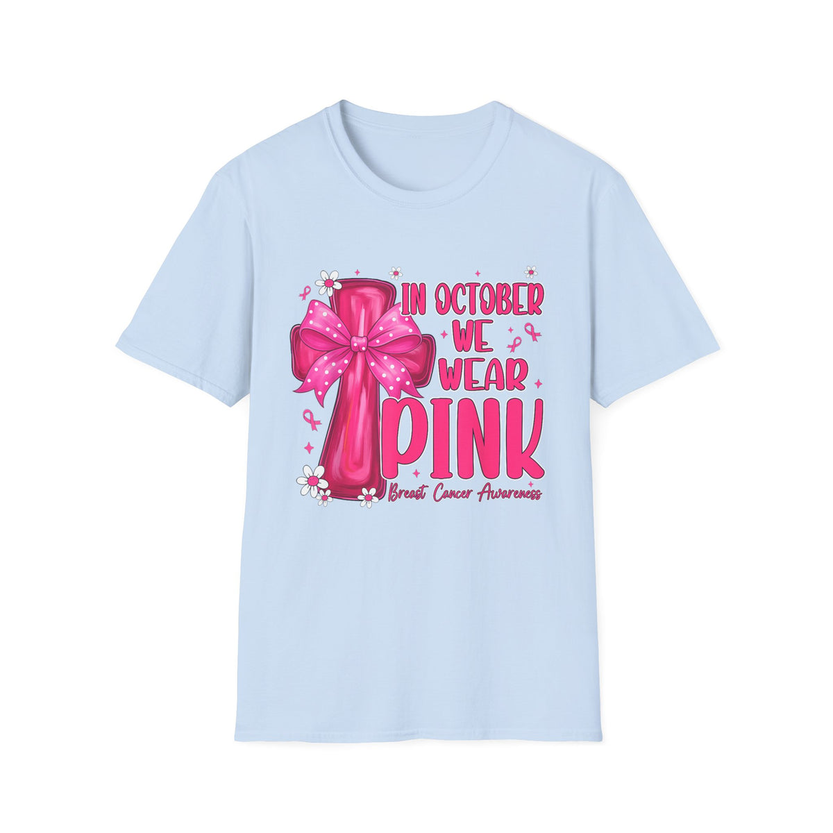 Breast Cancer Awareness T-Shirt — "In October We Wear Pink"