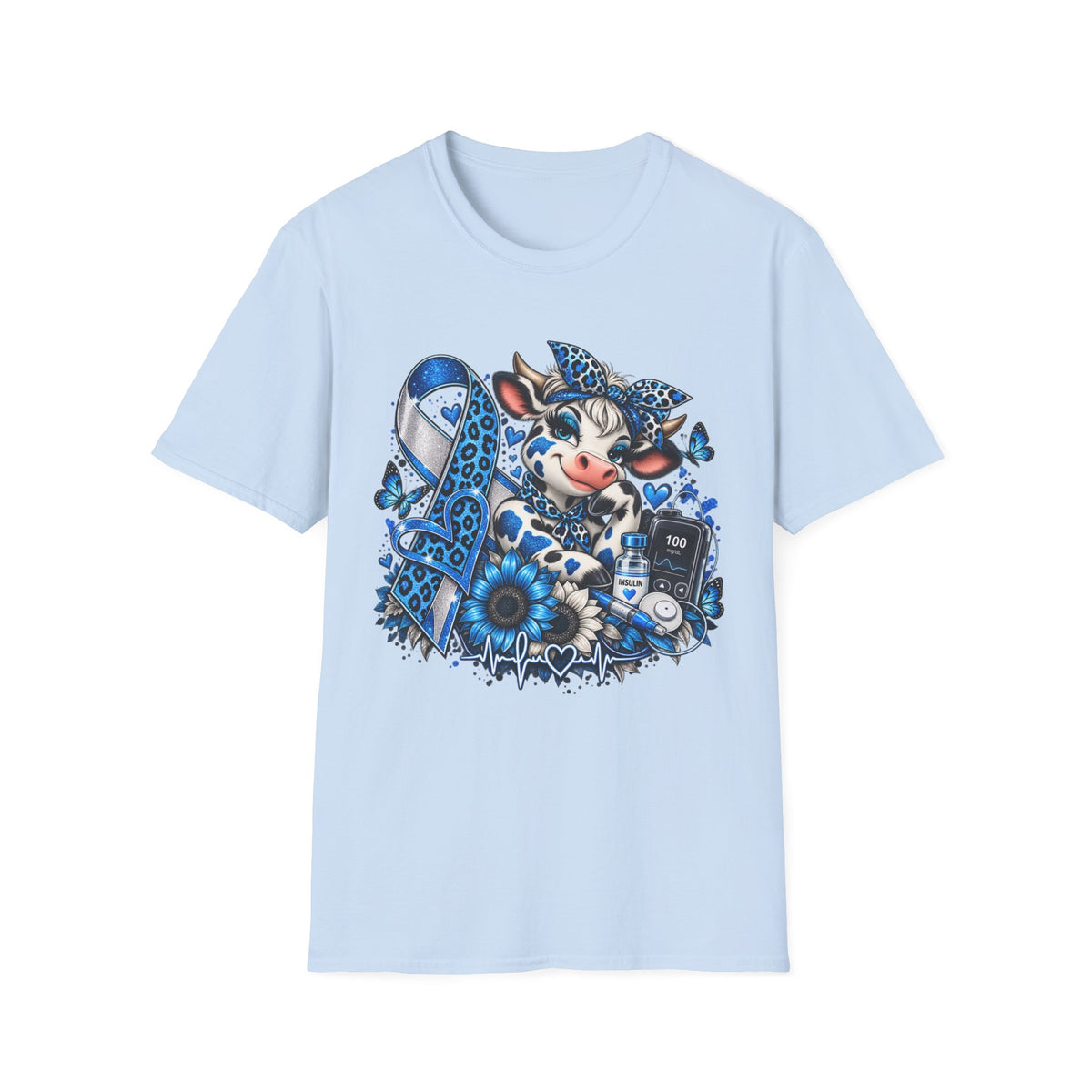 Diabetic Cow T-Shirt