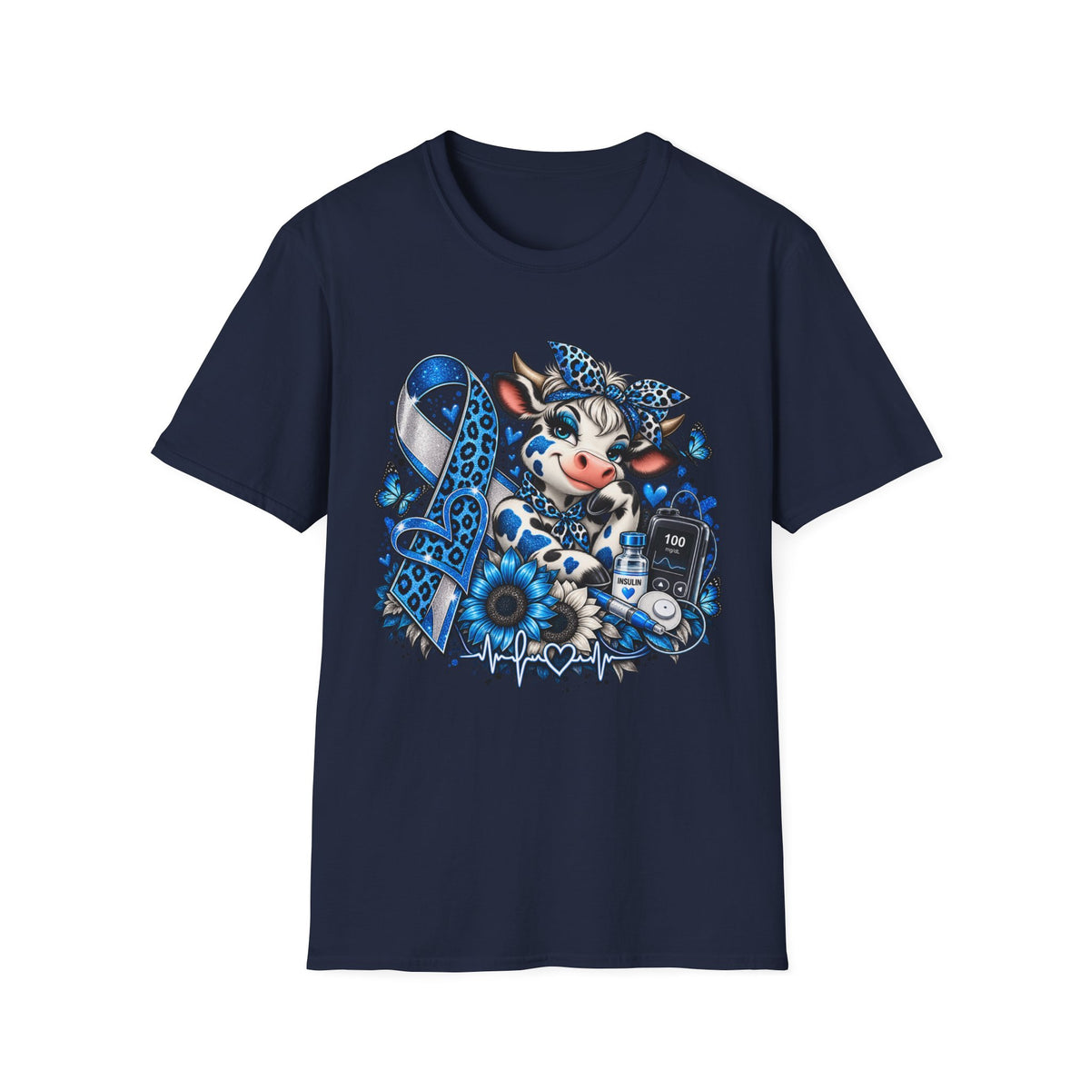 Diabetic Cow T-Shirt