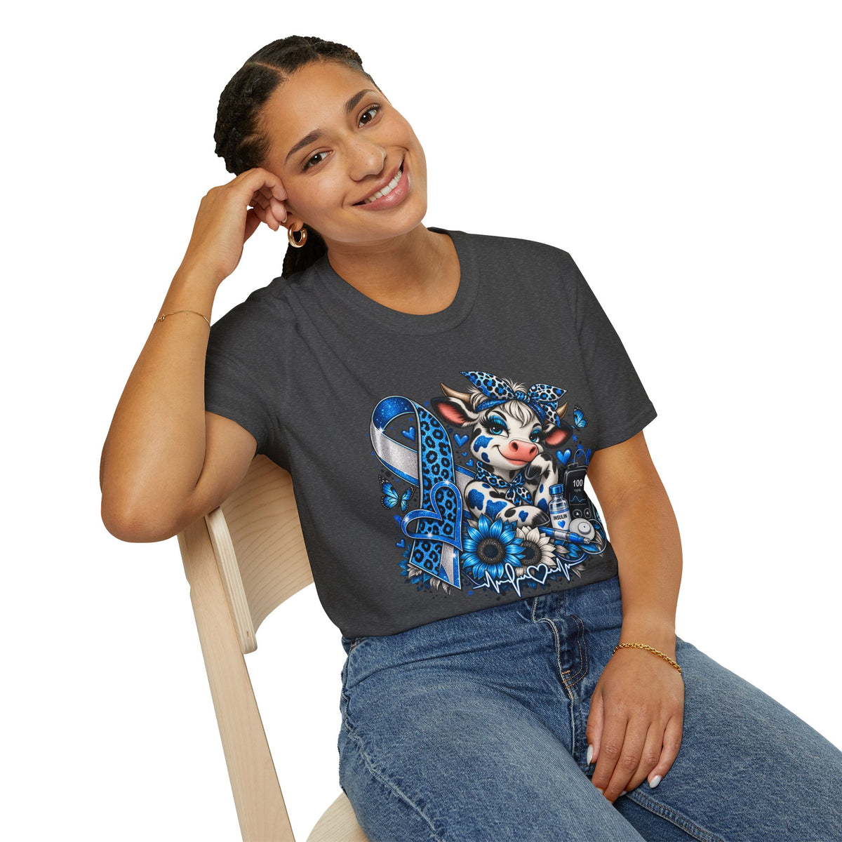 Diabetic Cow T-Shirt