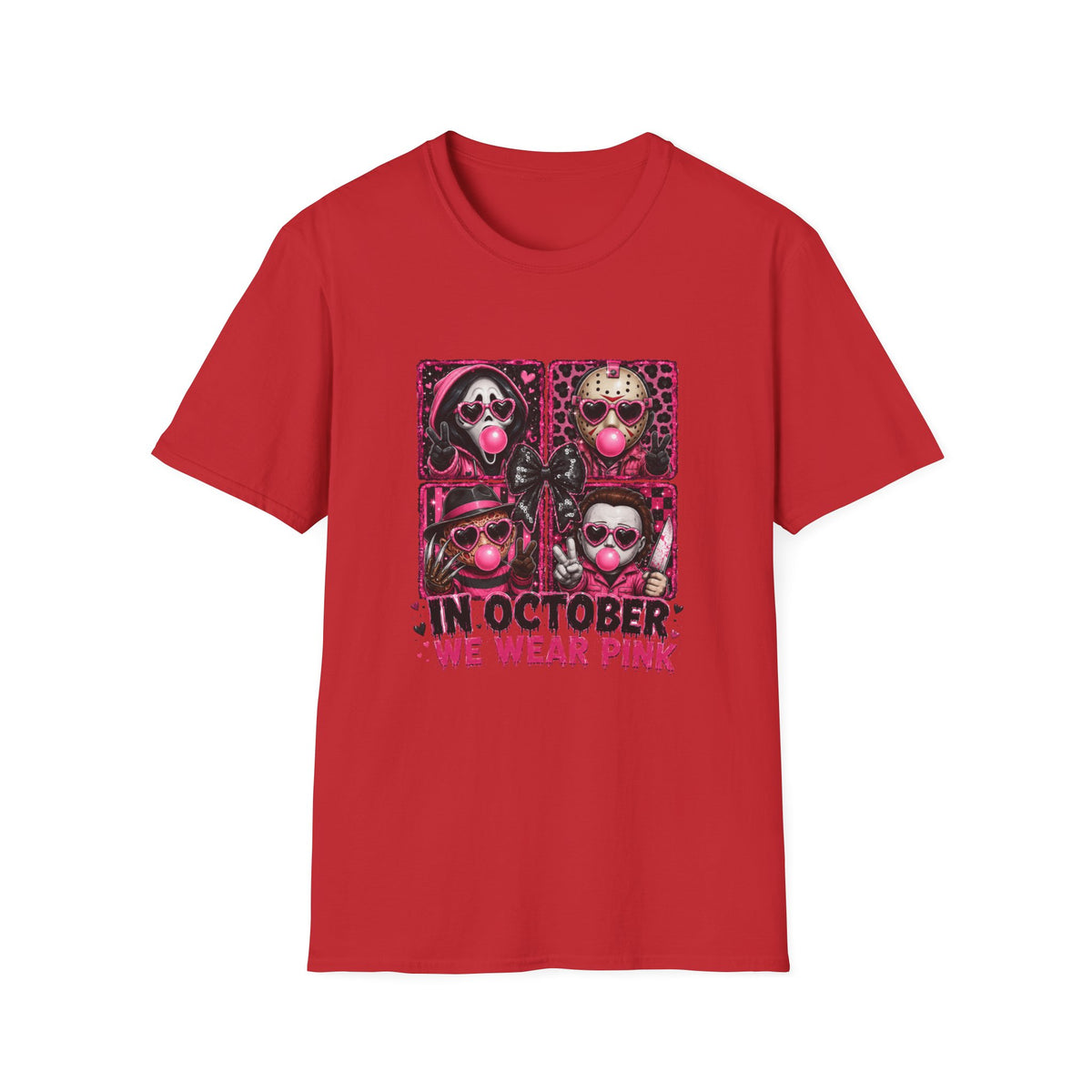 In October We Wear Pink T-Shirt — Breast Cancer Awareness