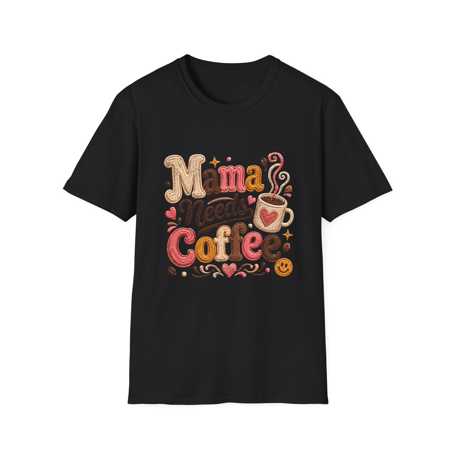 Mama Needs Coffee T-Shirt | Coffee Lover Mom Tee