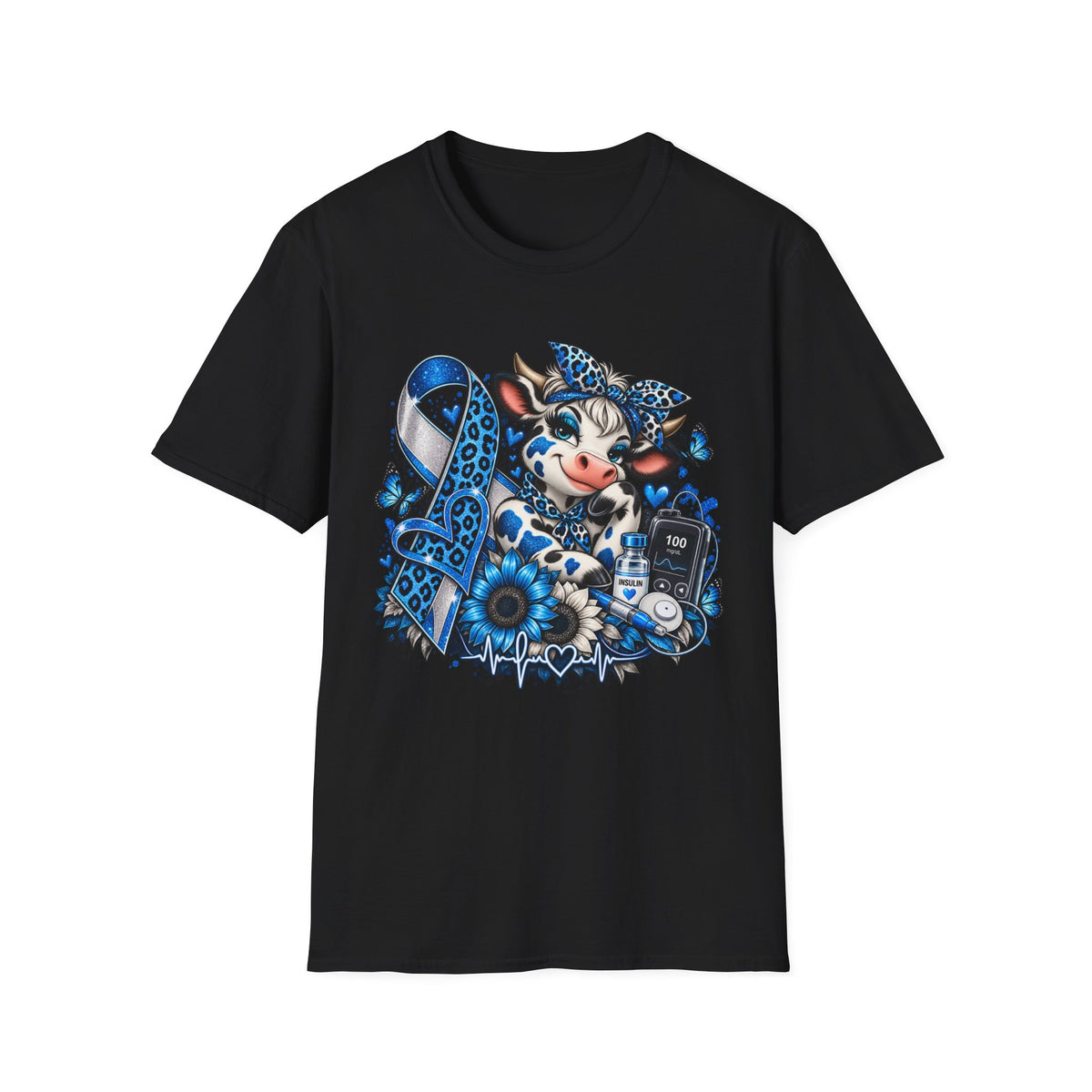 Diabetic Cow T-Shirt