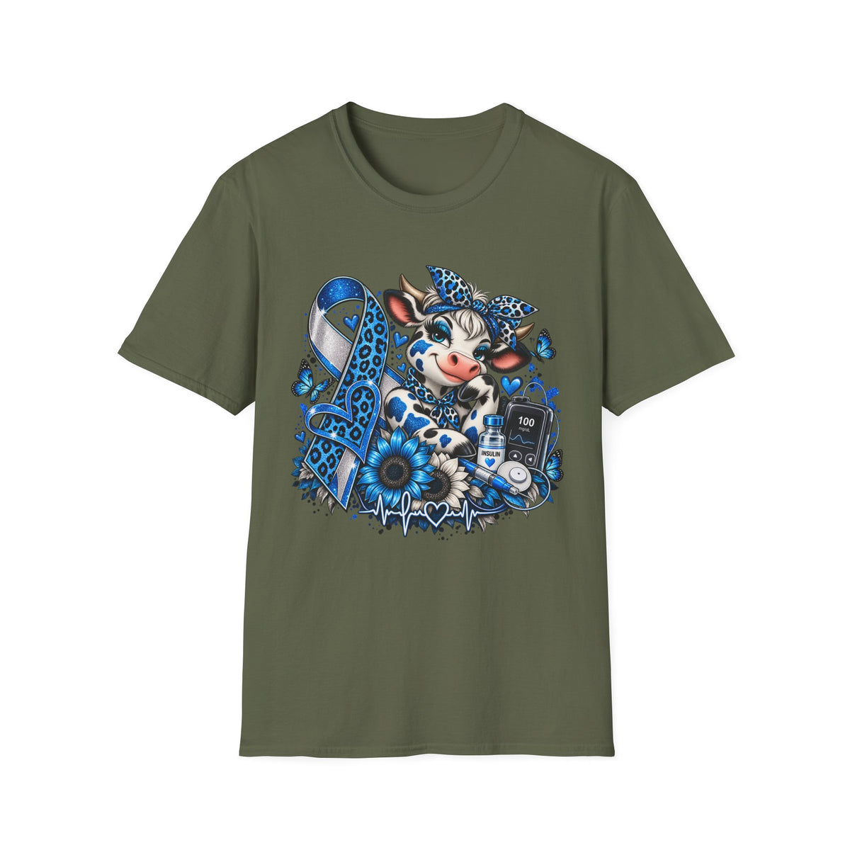 Diabetic Cow T-Shirt