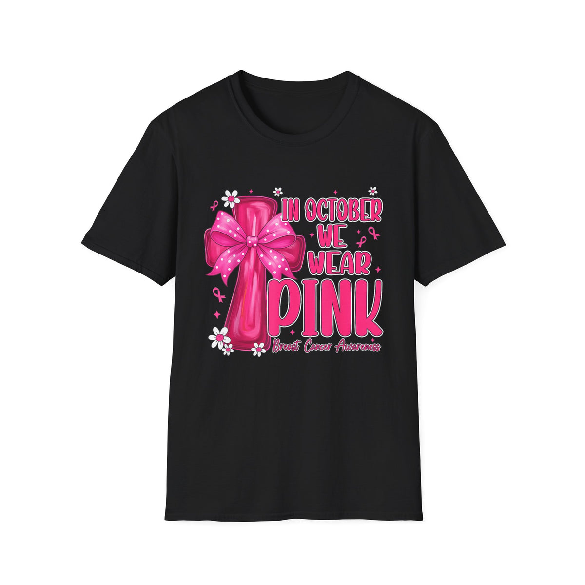 Breast Cancer Awareness T-Shirt — "In October We Wear Pink"