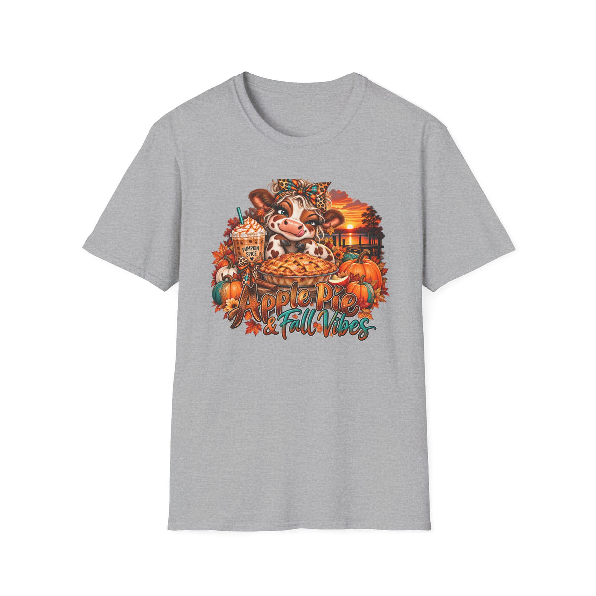 Apple Pie & Fall vibes  T-Shirt | Fall Farm Autumn Scene