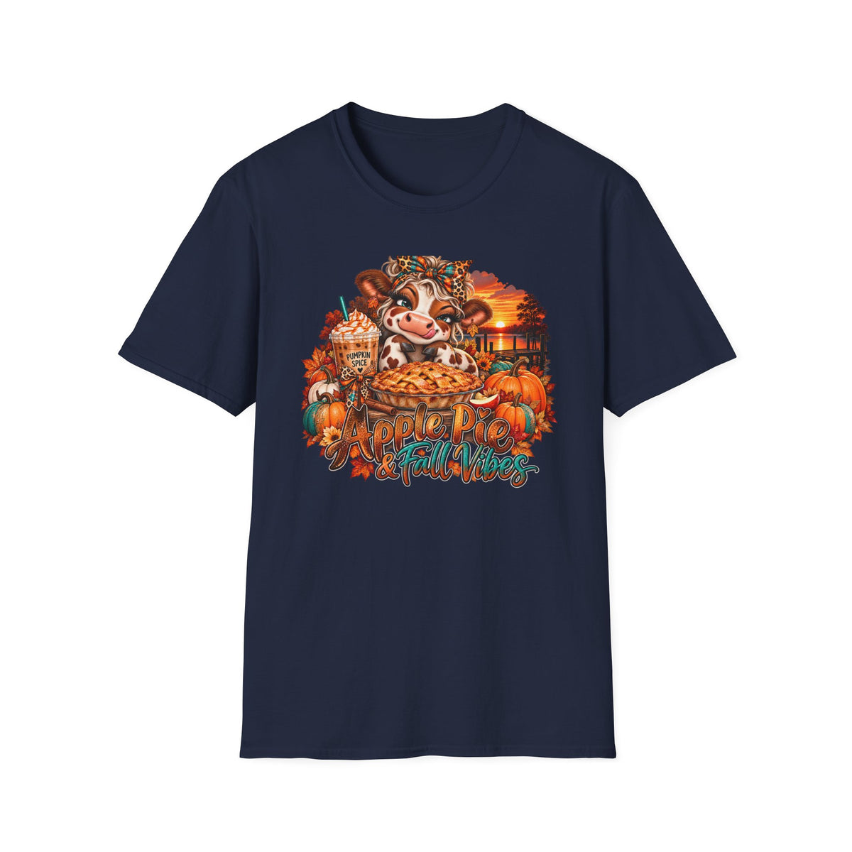 Apple Pie & Fall vibes  T-Shirt | Fall Farm Autumn Scene