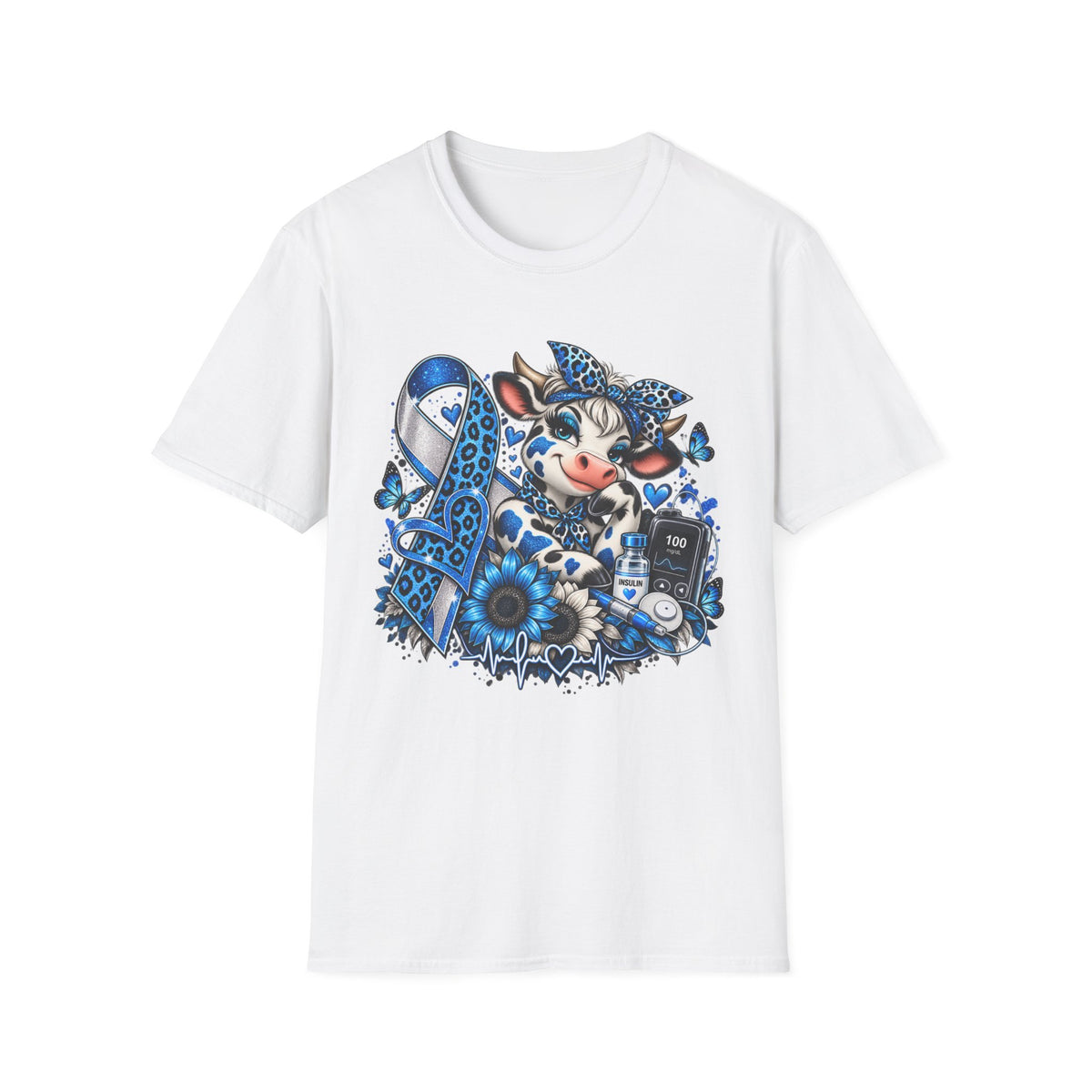 Diabetic Cow T-Shirt