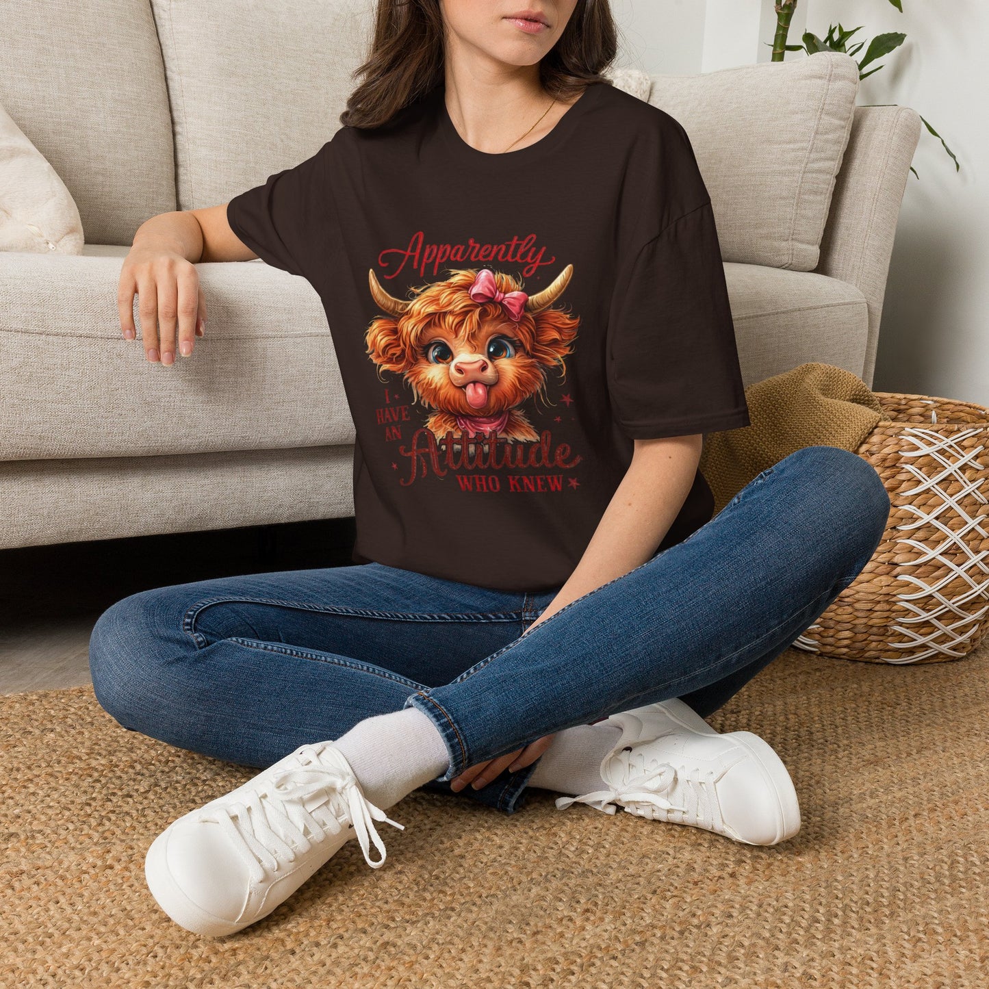 Apparently Highland Cow T-Shirt