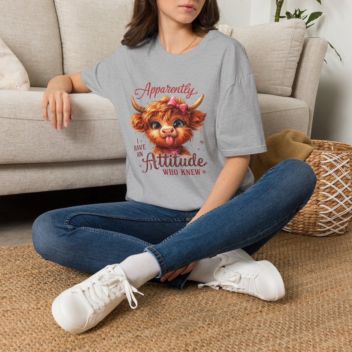 Apparently Highland Cow T-Shirt