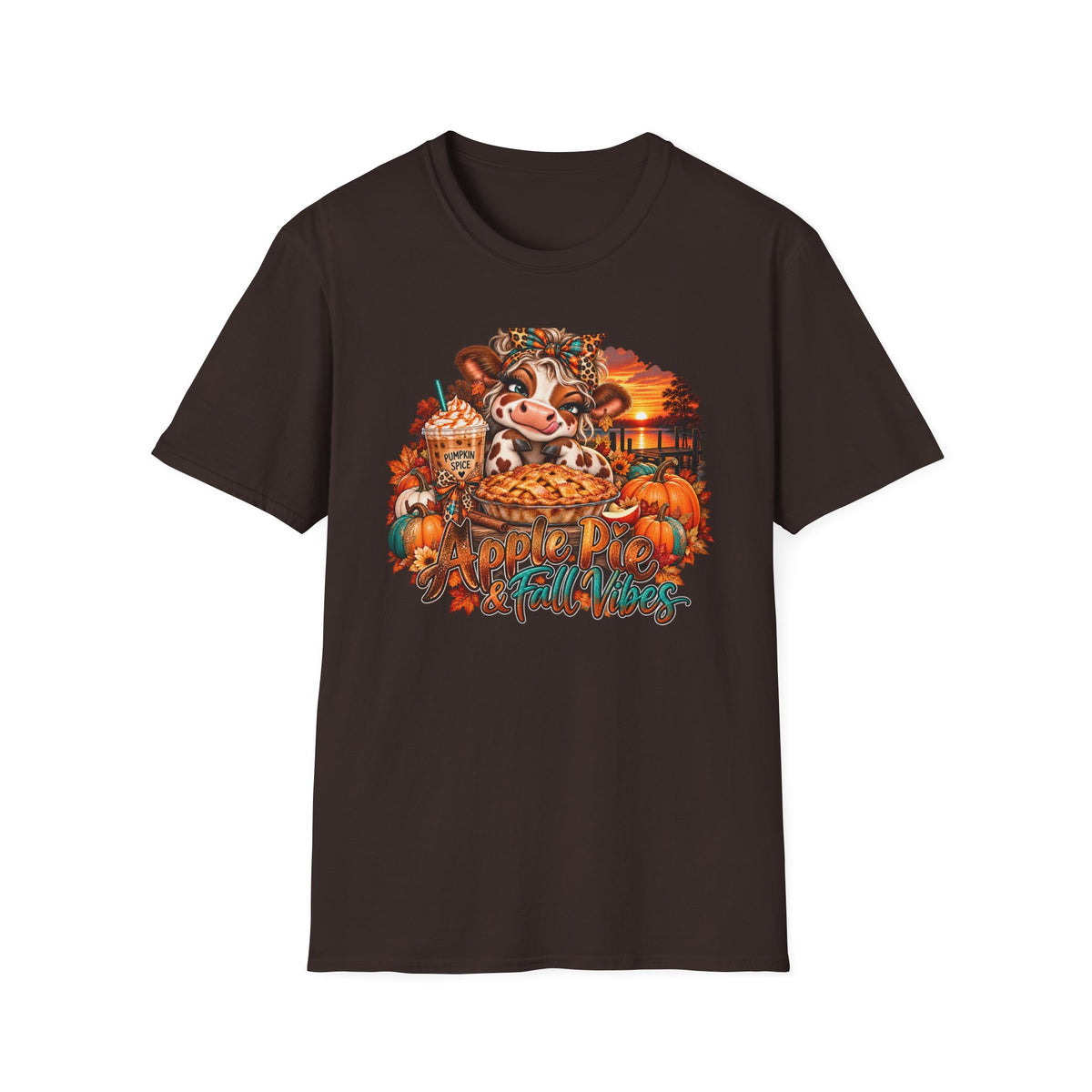 Apple Pie & Fall vibes  T-Shirt | Fall Farm Autumn Scene