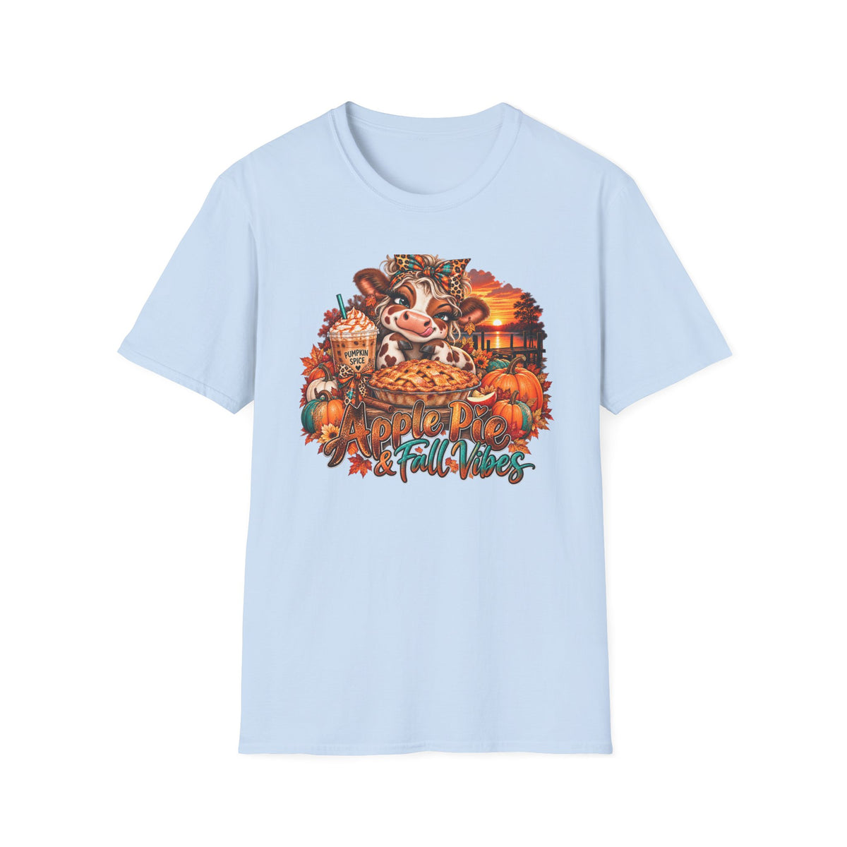 Apple Pie & Fall vibes  T-Shirt | Fall Farm Autumn Scene