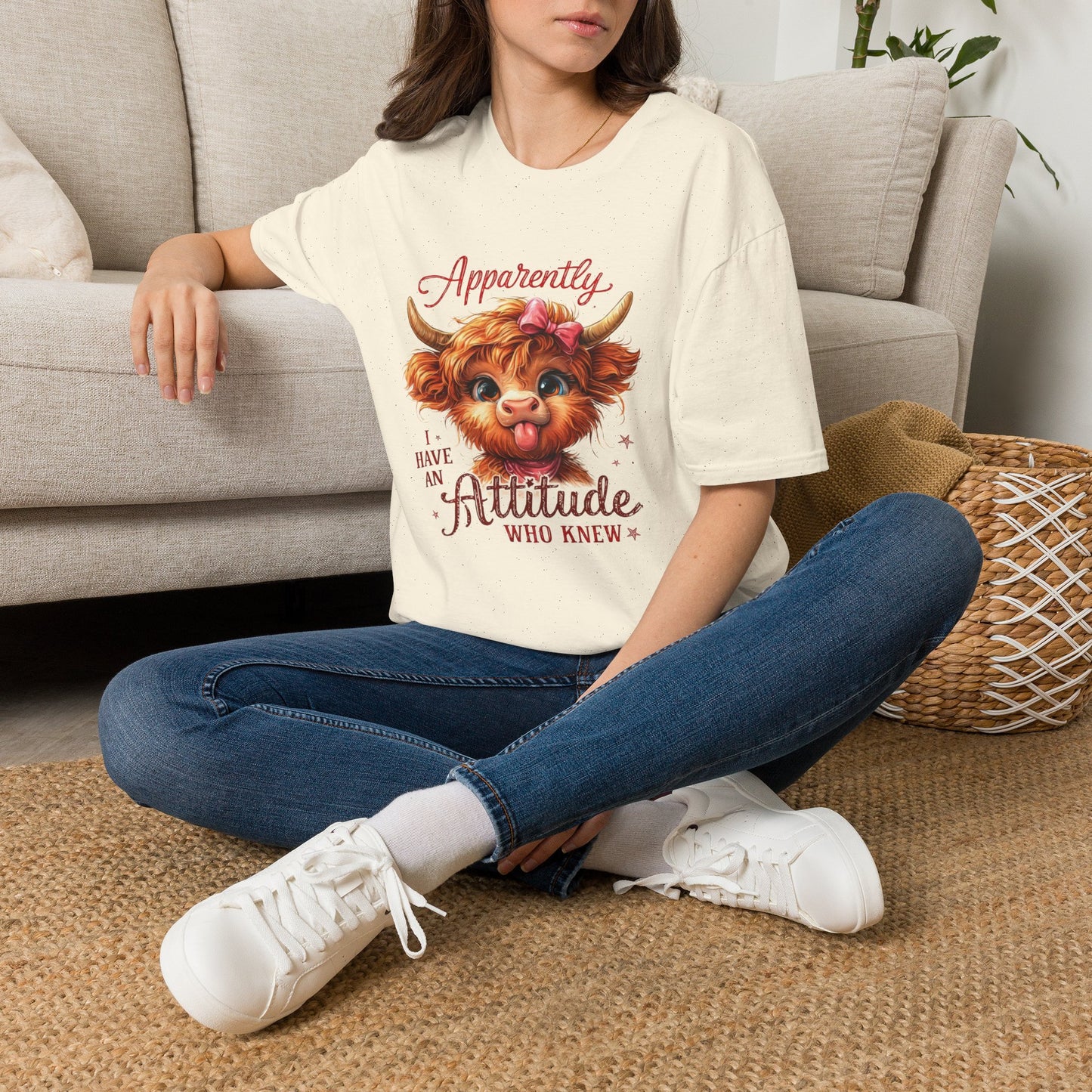 Apparently Highland Cow T-Shirt
