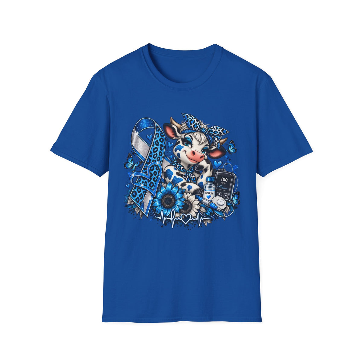 Diabetic Cow T-Shirt
