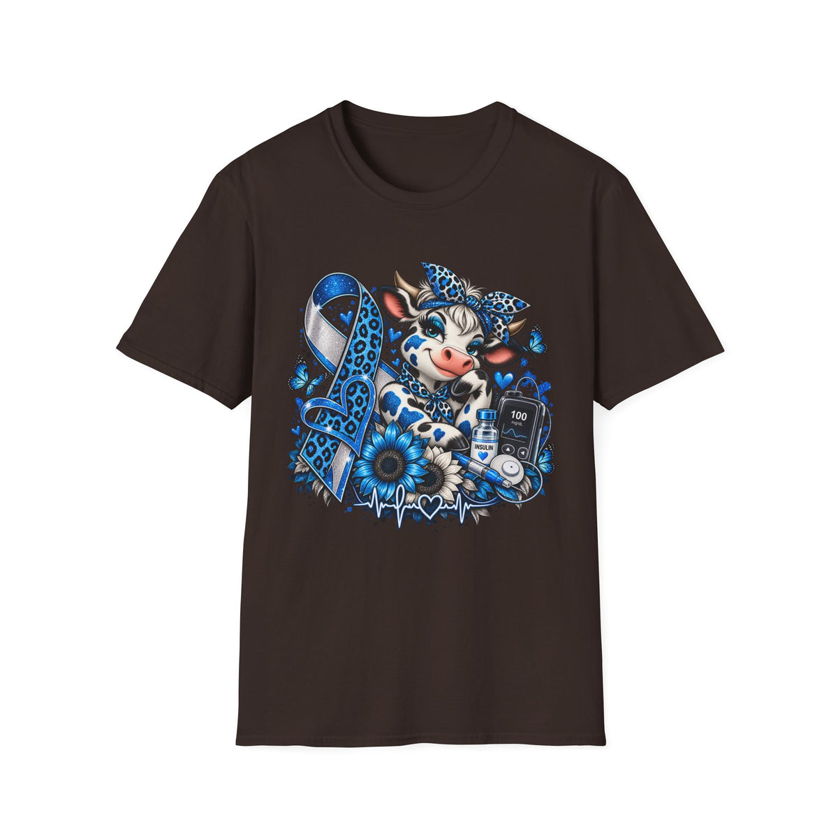 Diabetic Cow T-Shirt