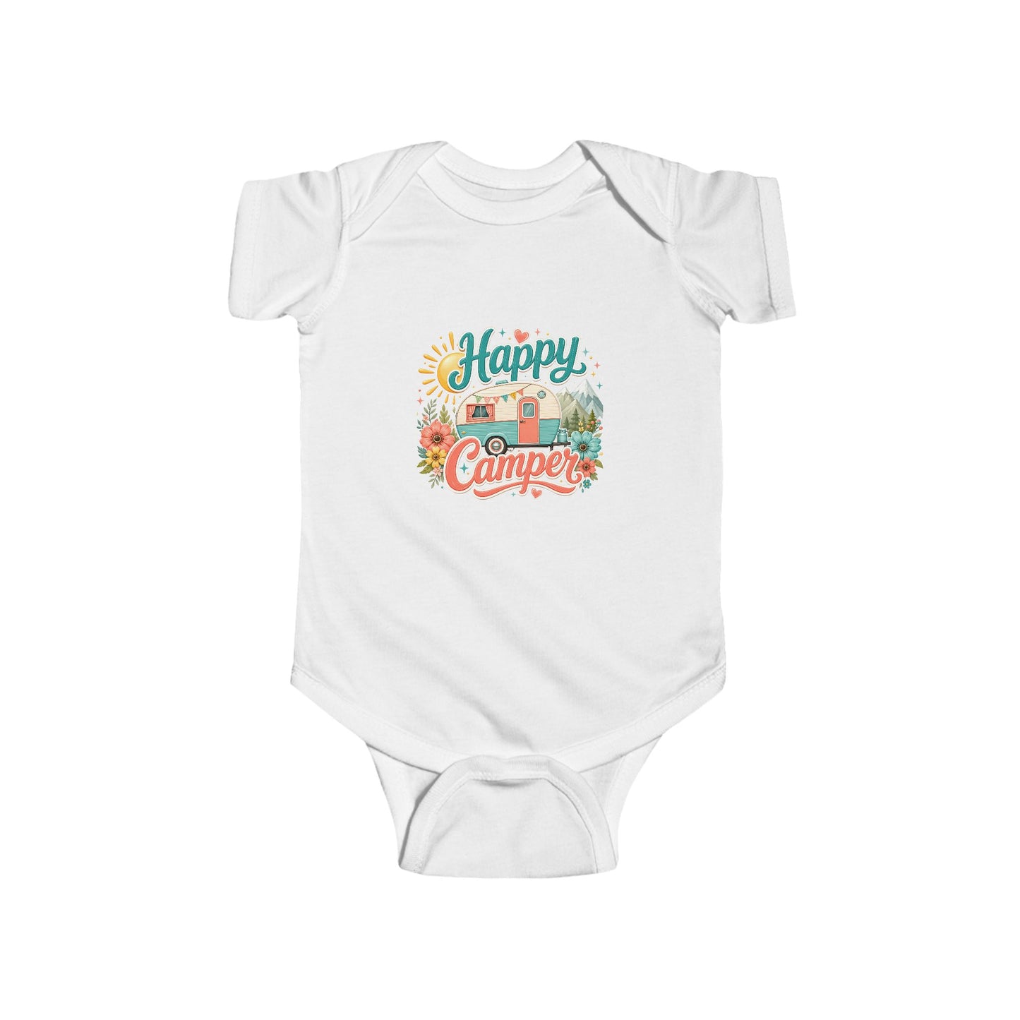 Happy Camper Infant Onsie