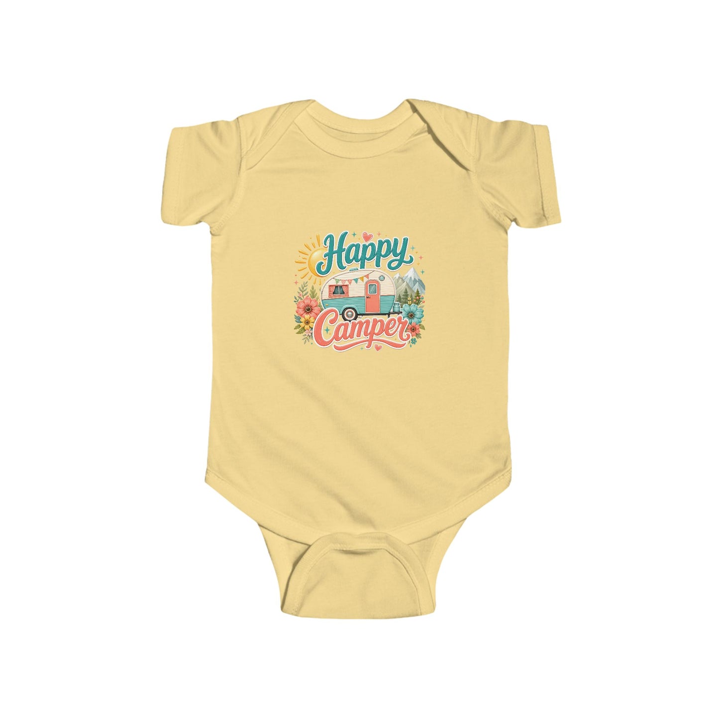 Happy Camper Infant Onsie