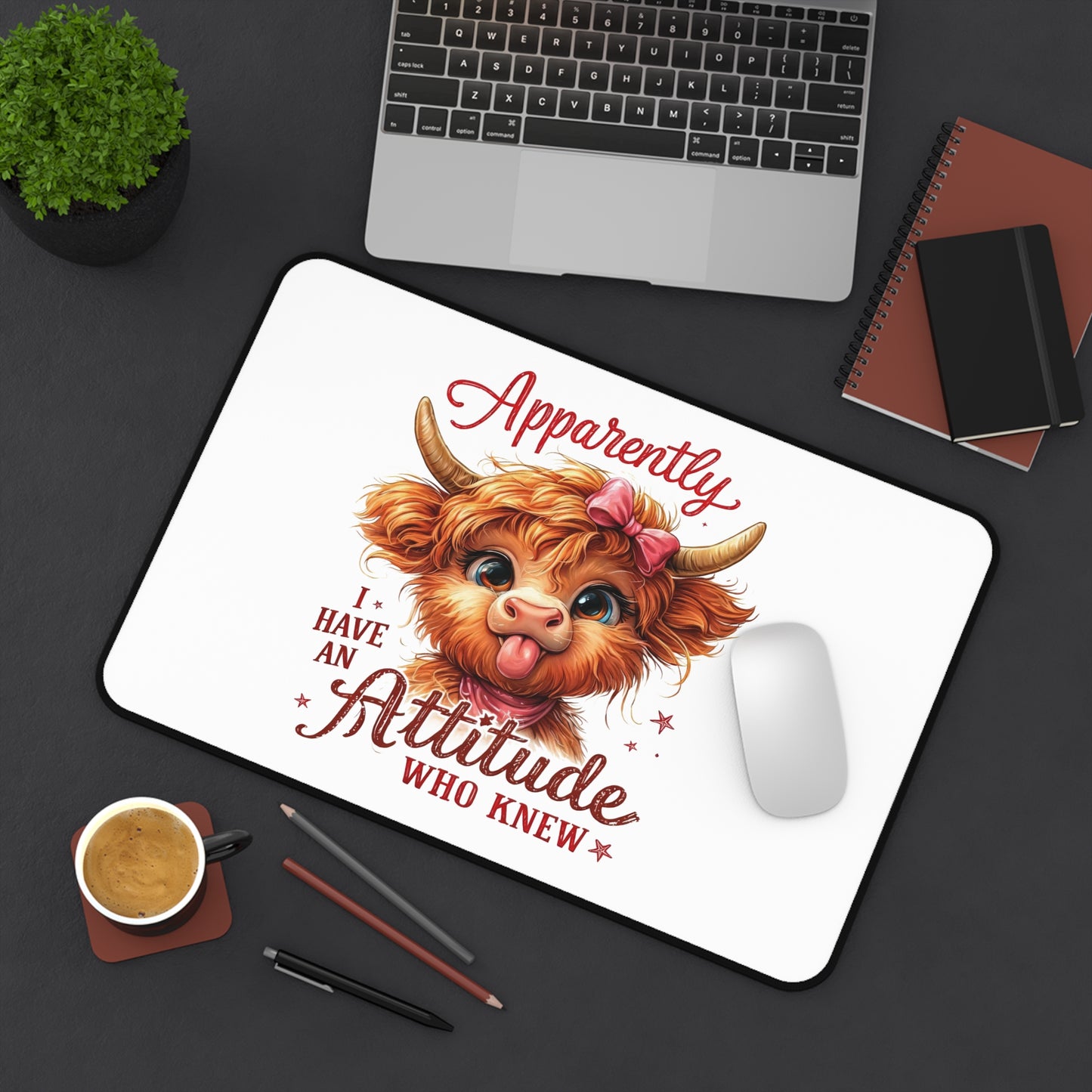 Cute Cow Deskmat