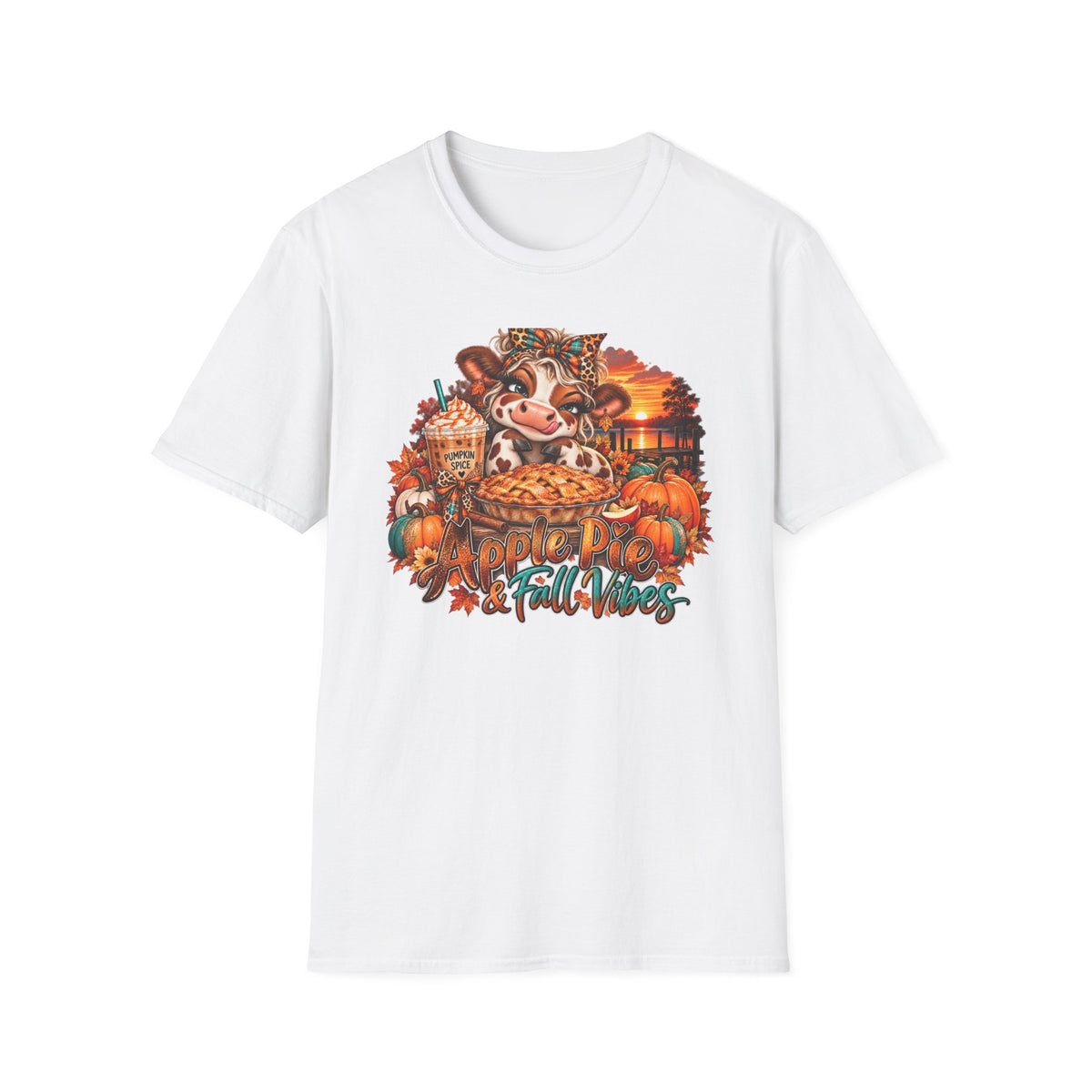 Apple Pie & Fall vibes  T-Shirt | Fall Farm Autumn Scene