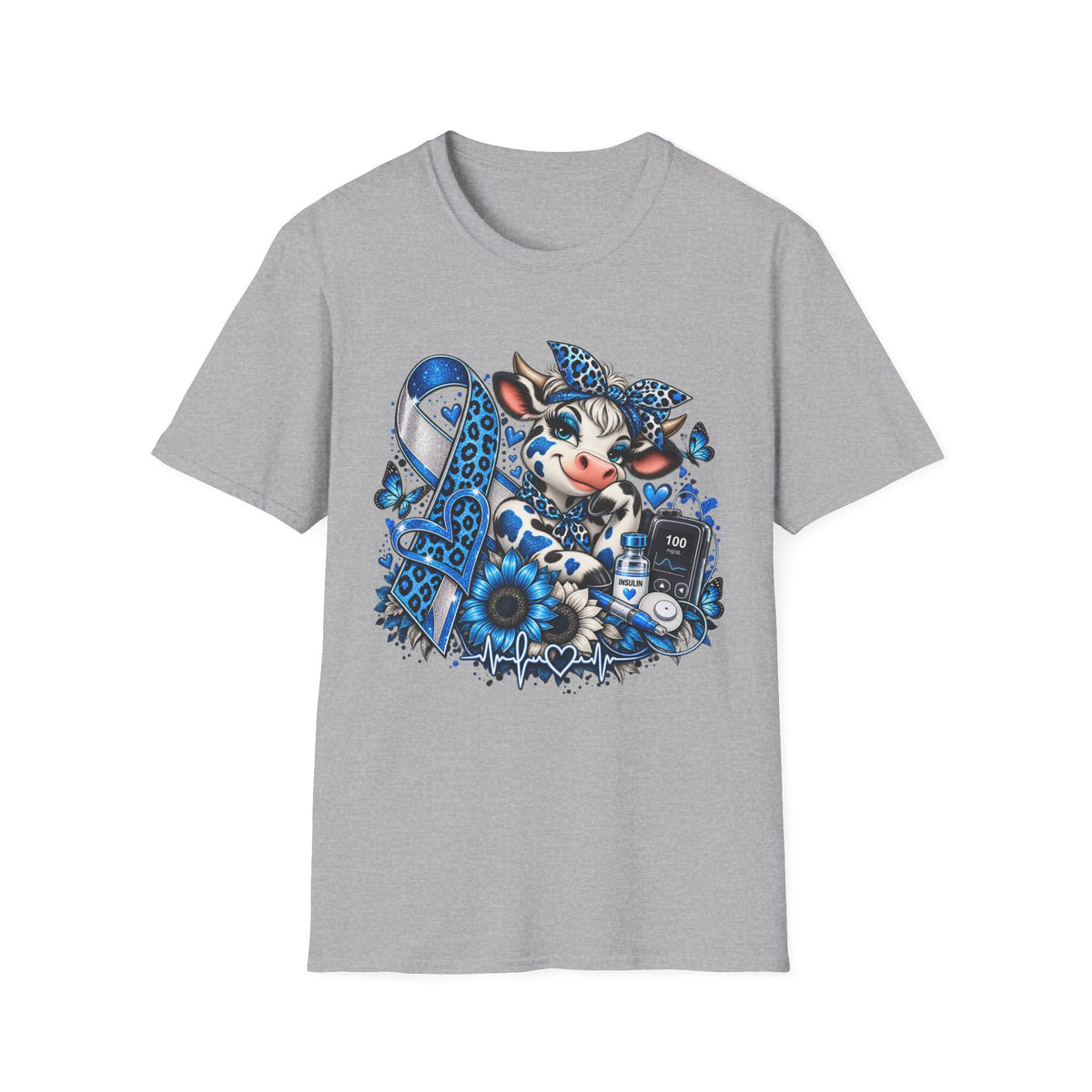 Diabetic Cow T-Shirt